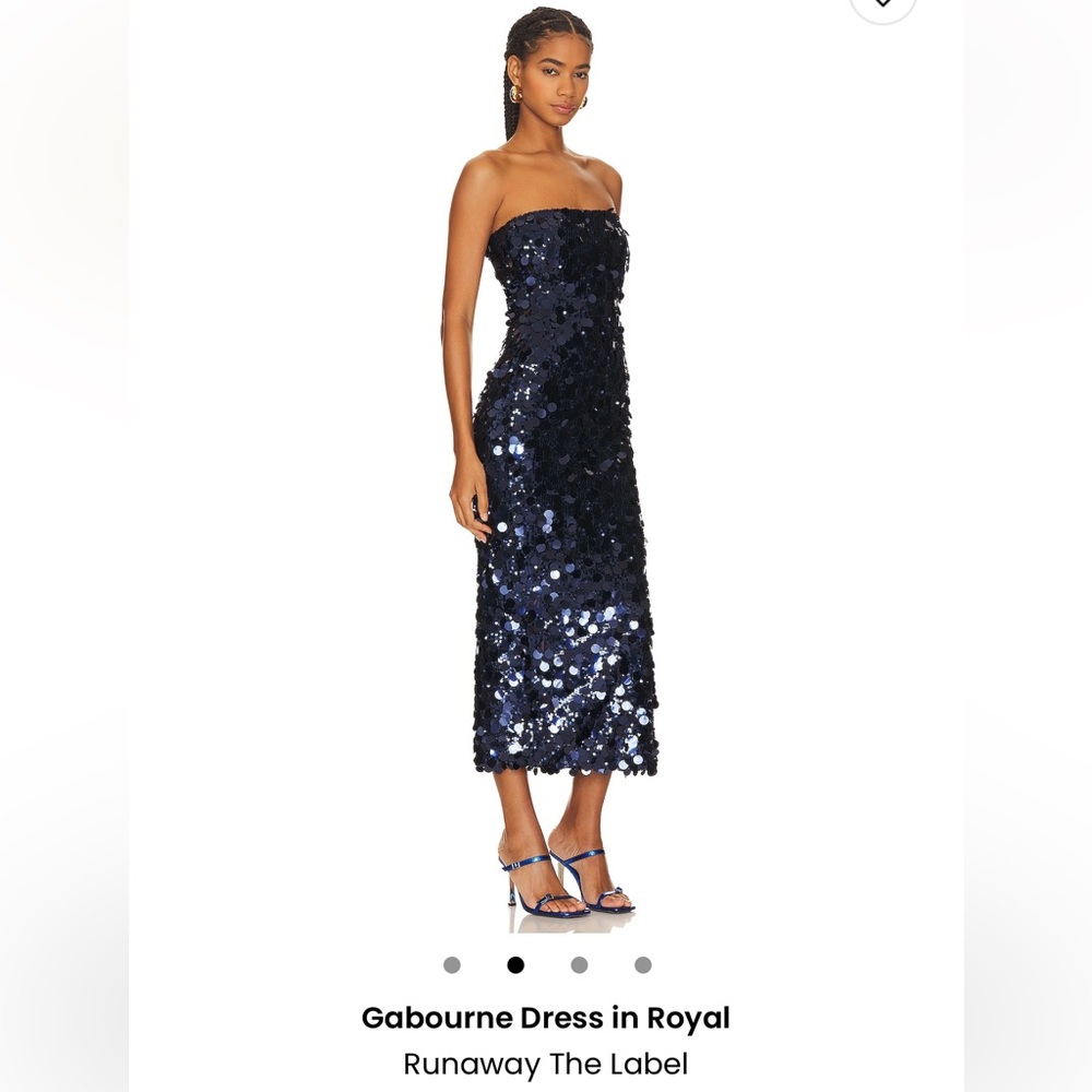 Runaway the Label Gabourne Dress in Royal Blue Size xs